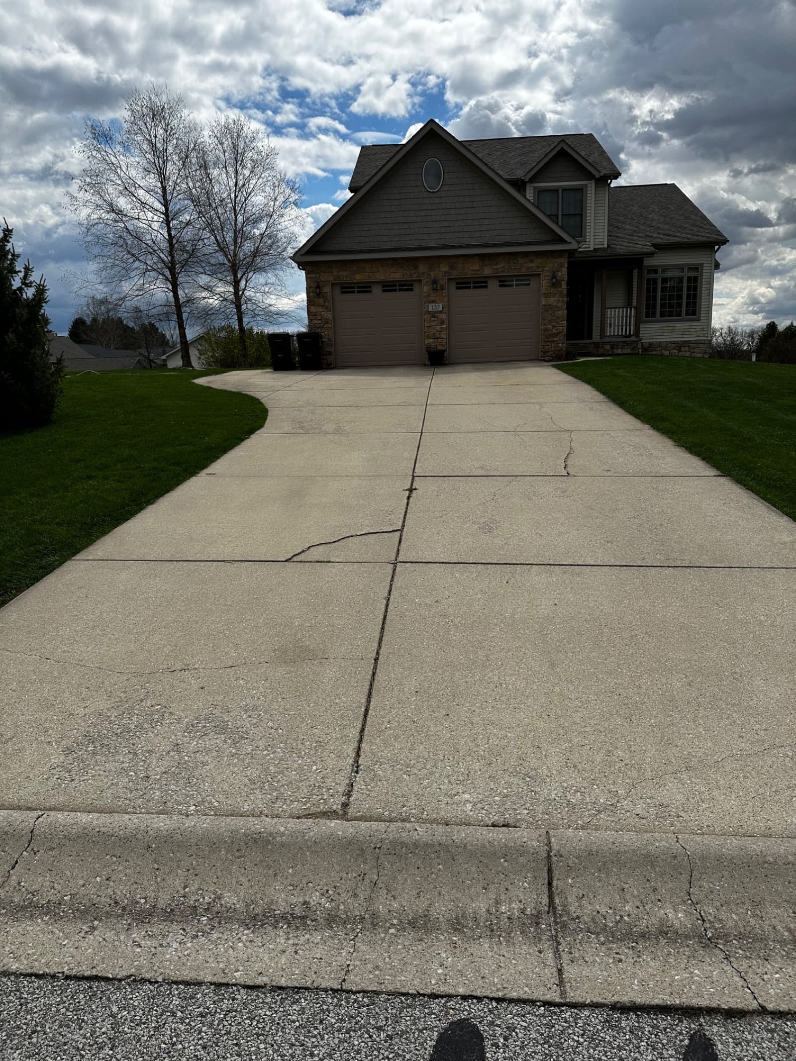 Chasing Rainbows: Transforming a Crown Point Driveway