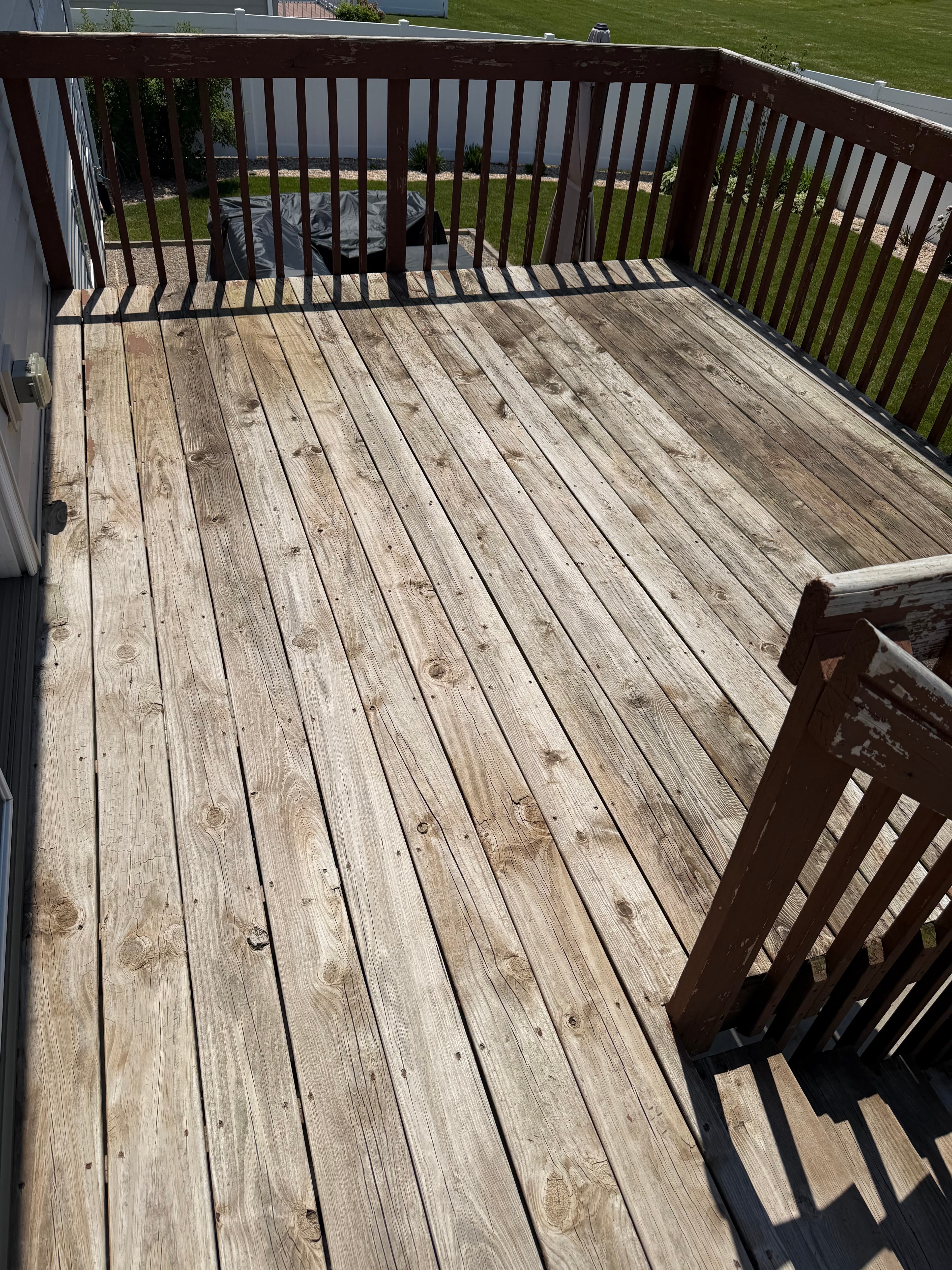 Restoring a Weathered Deck in Waterside Crossing, Crown Point